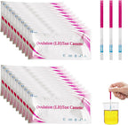 Ovulation Test, 50 Pcs Ovulation Test Strips Kit, Ovulation Tests for Women Home Testing, Accurately and High Sensitivity Result Ovulation Test Kit, Easy at Home Ovulation Strips Tracker Predictor