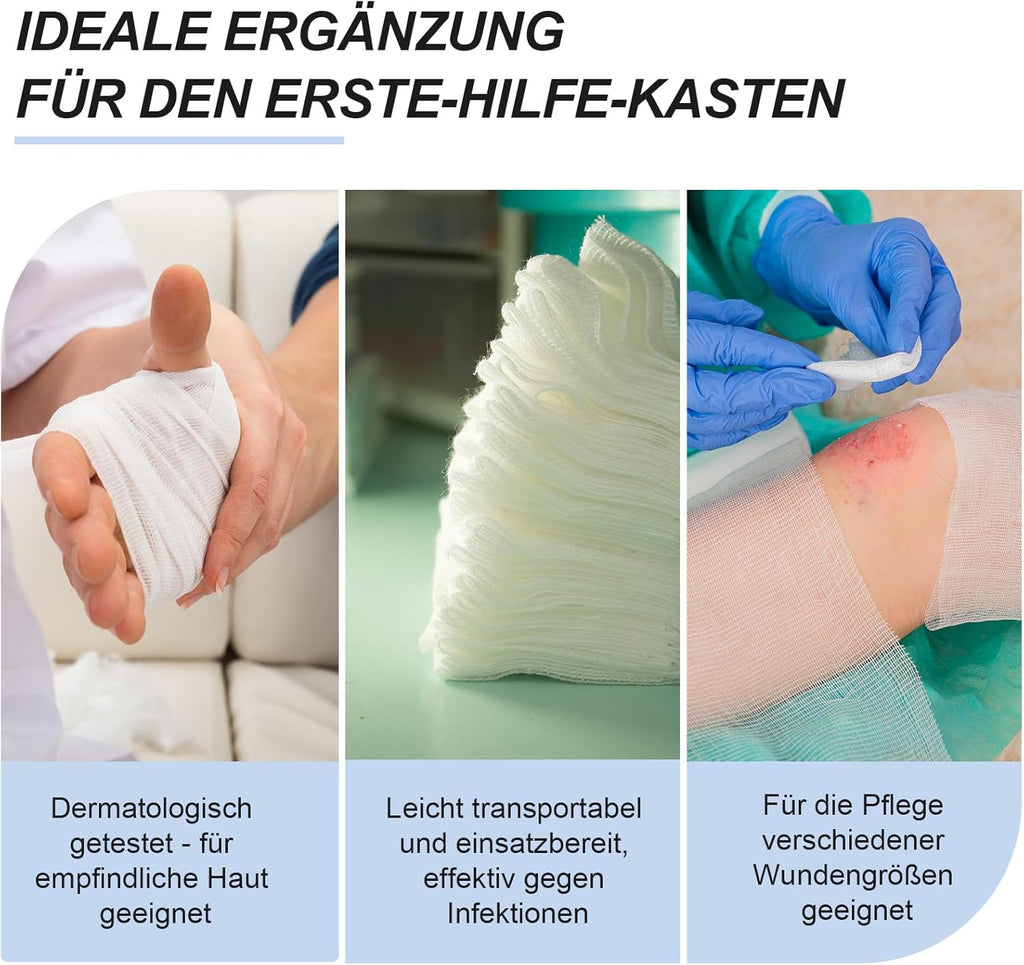 Unsterile Wound Dressings and Gauze Sterile 20 cm 100 pieces