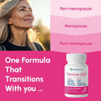 Femme 365 Hormonal Support for Women, Herbal Hormonal Supplements for Peri-Menopause and Menopause, Reduces Symptoms of Intense Hot Flushes, Promotes Healthy Libido, and More, 60 Capsules