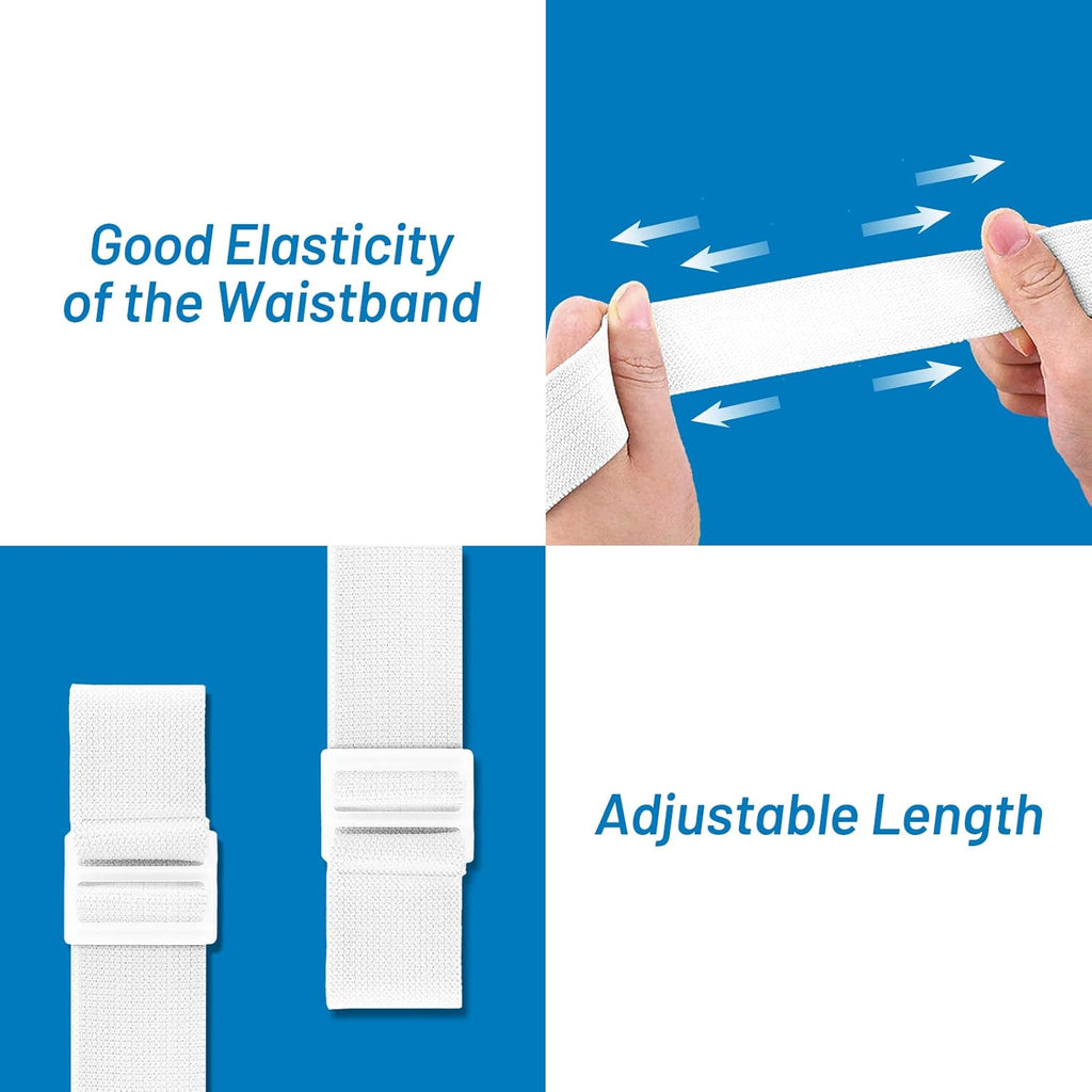 Ostomy Belt, Two Piece Adjustable Stoma Waist, Prevent Chassis Deformation, Colostomy Belt For Postoperative Care After Colostomy Surgery Ileostomy