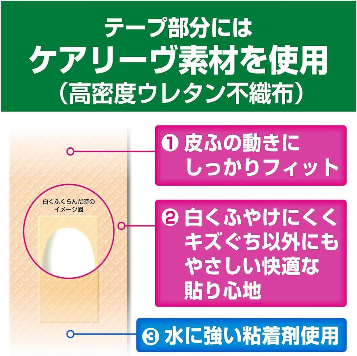 Nichiban Wound Dressings and Bandages Hydrocolloid 60mm 80mm