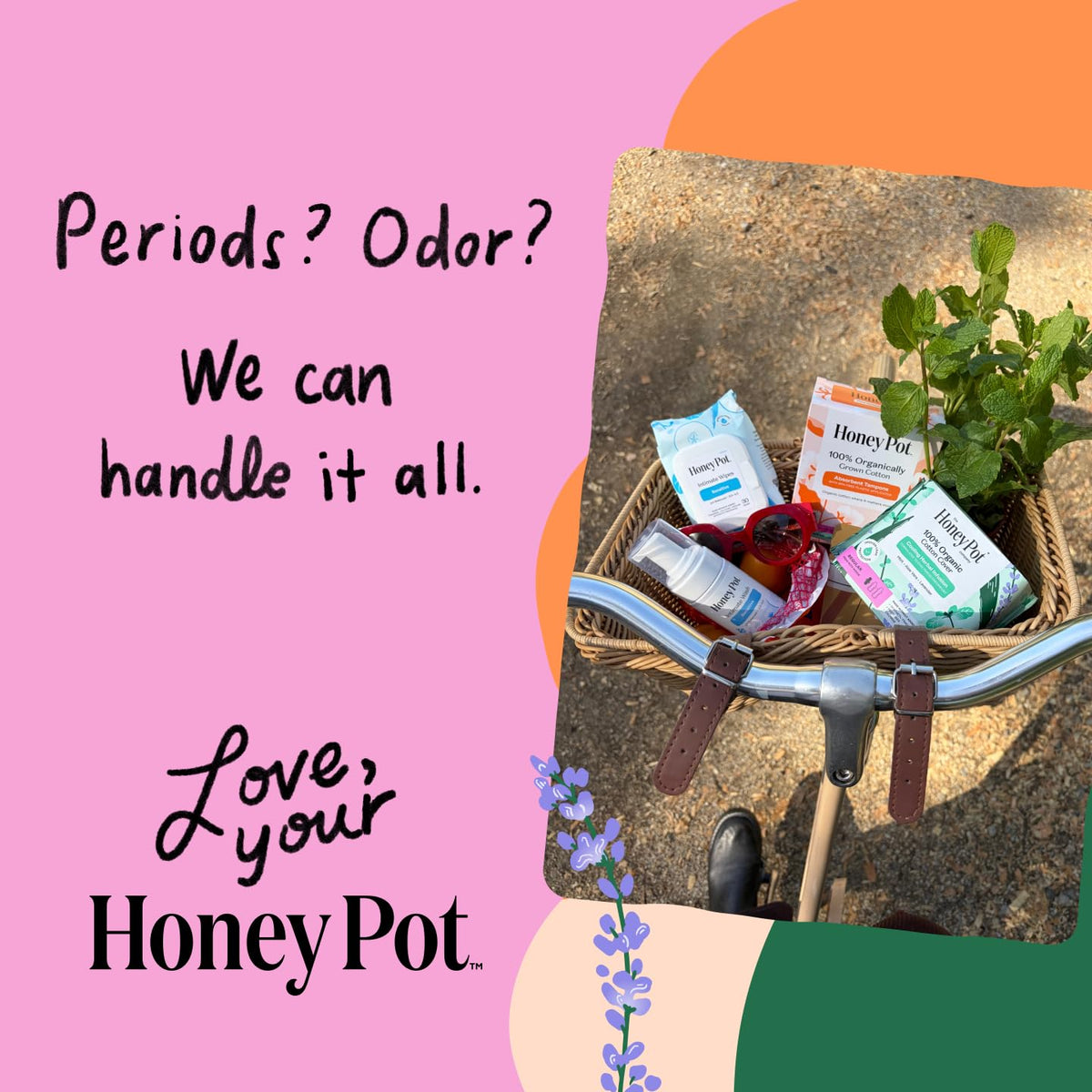 The Honey Pot Company - Feminine Wash - Sensitive - pH Balanced | Herbal Infused Plant-Based Feminine Care for Sensitive Skin - Daily Intimate Cleanser for Women - 5.51 Fl Oz