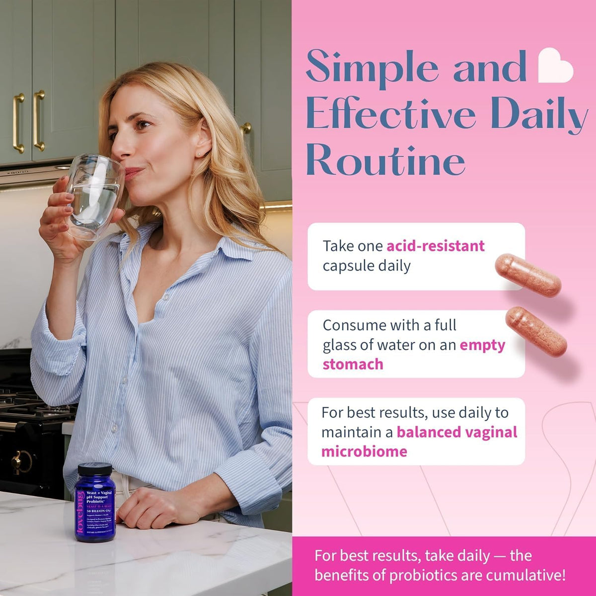 LoveBug + Probiotic Supplements 50 ml 30 capsules