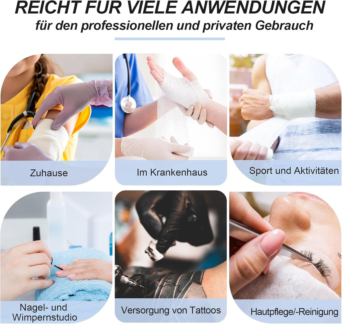 Unsterile Wound Dressings and Gauze Sterile 20 cm 100 pieces