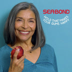SEA BOND Denture Adhesive Seals, Original, Uppers, 30 Count (1 Pack) | Zinc-free denture adhesive seals for all-day hold. Soft cushiony seal without mess or ooze. Provides comfort and confidence.
