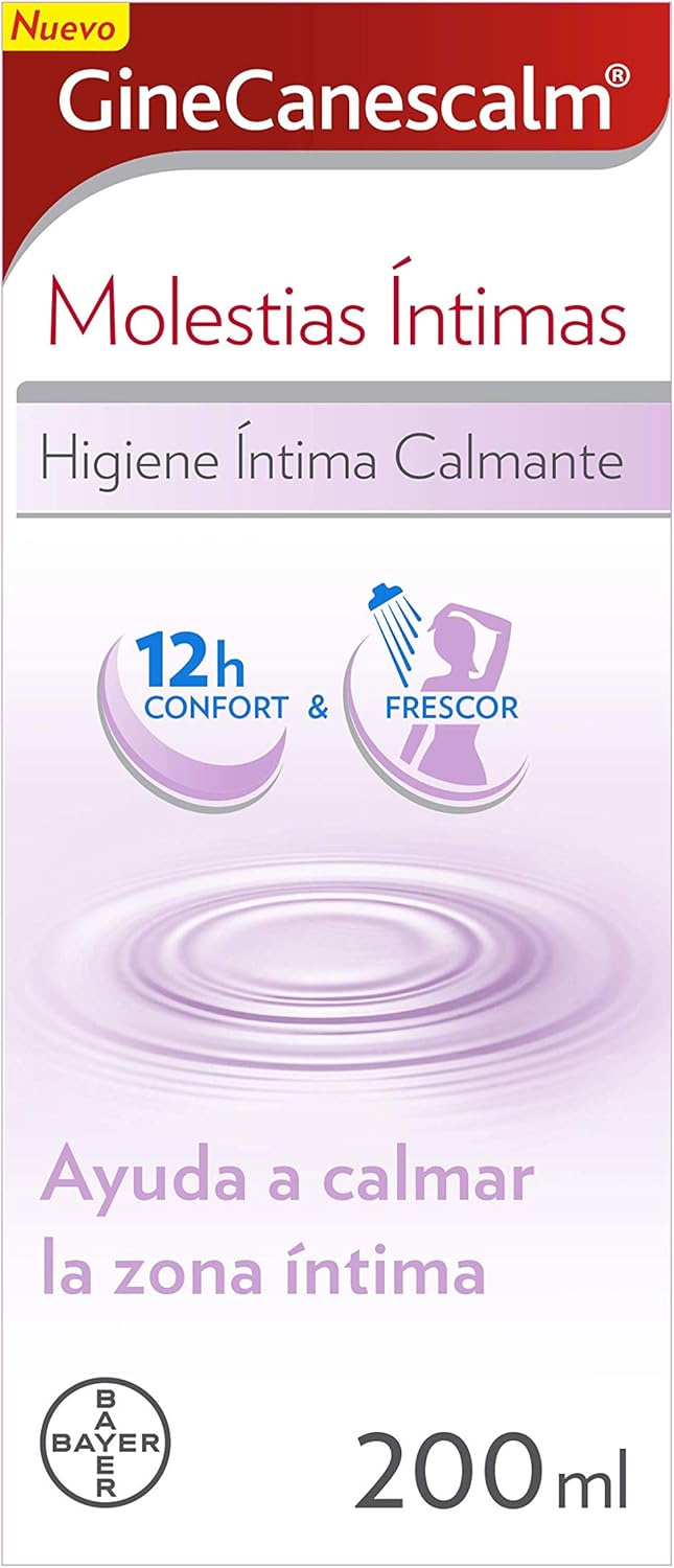 Canesten - GineCanescalm Intimate Discomfort Gel Intimate Hygiene Soothing in Vaginal Candidiasis and Vulvar Irritation, Helps Soothe Intimate Area, 200 ml