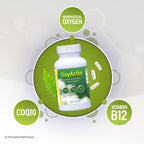 OxyActin Oxygen Supplement, 60 Vegetable Capsules | Immune Health & Cellular Energy, High Altitude & Endurance Support with 50mgs of CoQ10, Vitamin B12, & Aloe Vera Juice Powder