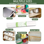 Shelf Liner Non Adhesive Cabinet Liners Washable EVA Plastic Drawer Liner Cupboard Pad for Kitchen Pantry Sink (60 * 500cm)