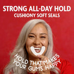 SEA BOND Denture Adhesive Seals, Original, Uppers, 30 Count (1 Pack) | Zinc-free denture adhesive seals for all-day hold. Soft cushiony seal without mess or ooze. Provides comfort and confidence.