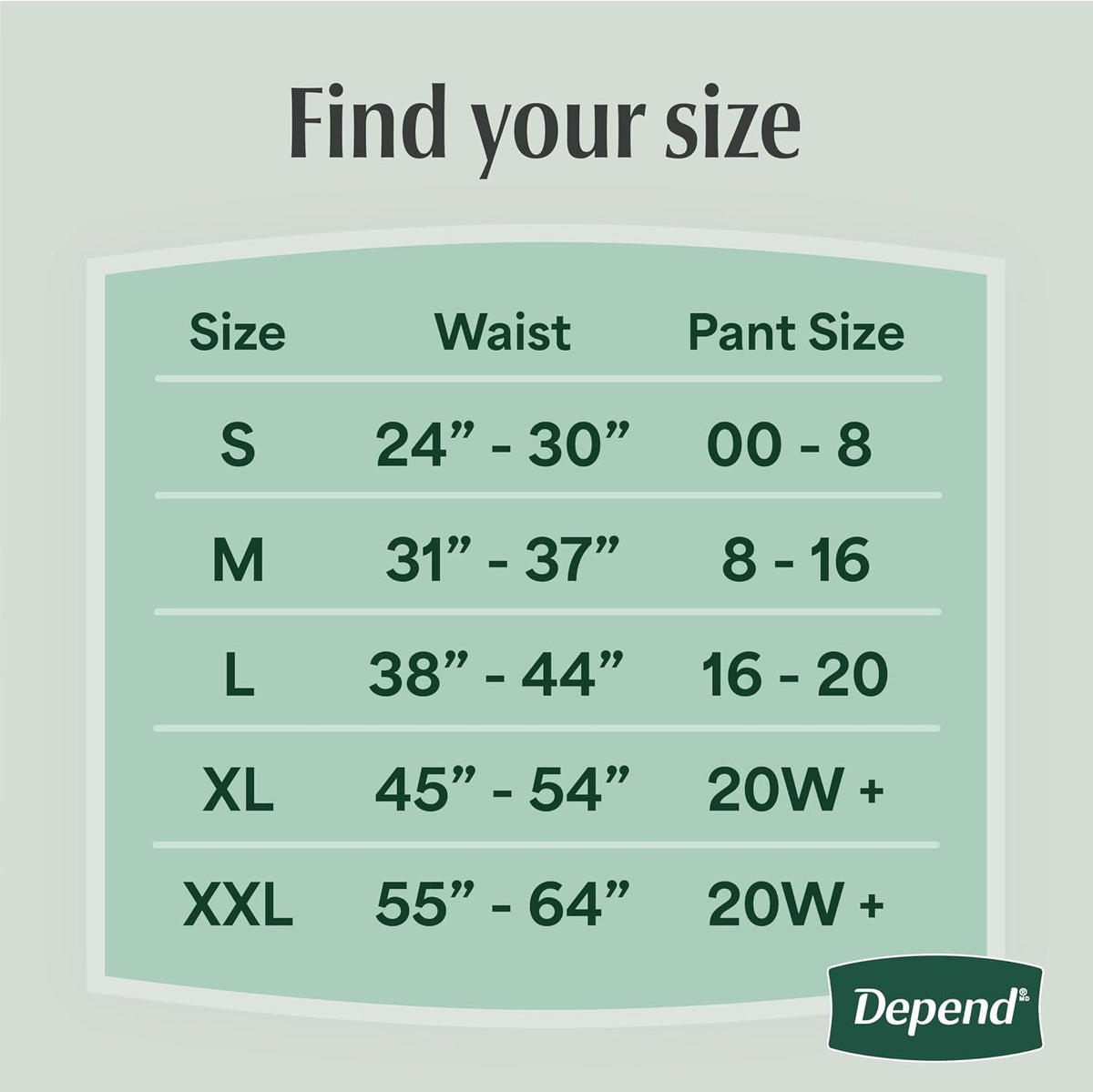 Depend Fresh Protection Adult Diapers for Women, Medium, 76 Count