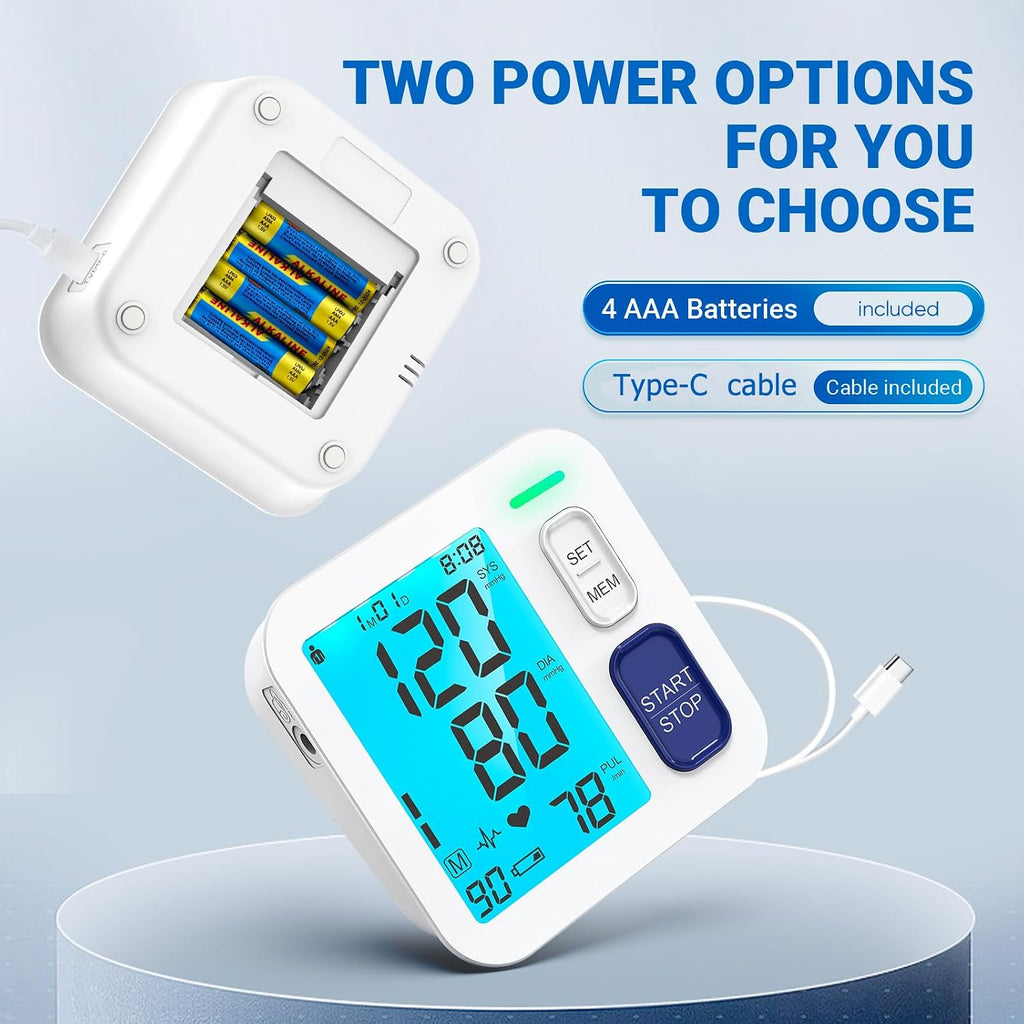 Blood Pressure Monitors for Home Use, 9-17'' & 13-21'' Extra Large Cuffs