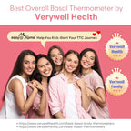 easy@Home Bluetooth Basal Body Thermometer for Adults - Fertility Prediction