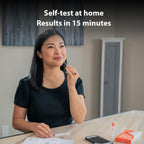 iHealth COVID-19 Antigen Rapid Home Test, 2 Tests, FDA Authorized OTC | at-Home Self Test, Results in 15 Minutes with Non-invasive Nasal Swab, Easy to Use & No Discomfort, for ages 2 and up