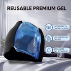 ONLYCARE Migraine Relief Cap, Headache Relief Cold Cap with Odorless Gel | Cooling Hat Head Wrap Soothing Face Ice Pack Mask Products for Tension Stress Hangover & Puffy Eyes, Relaxing Gifts for Women