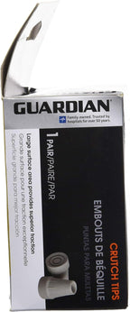 Medline G00842 Guardian Super Crutch Tip, Gray, 7/8 Inch
