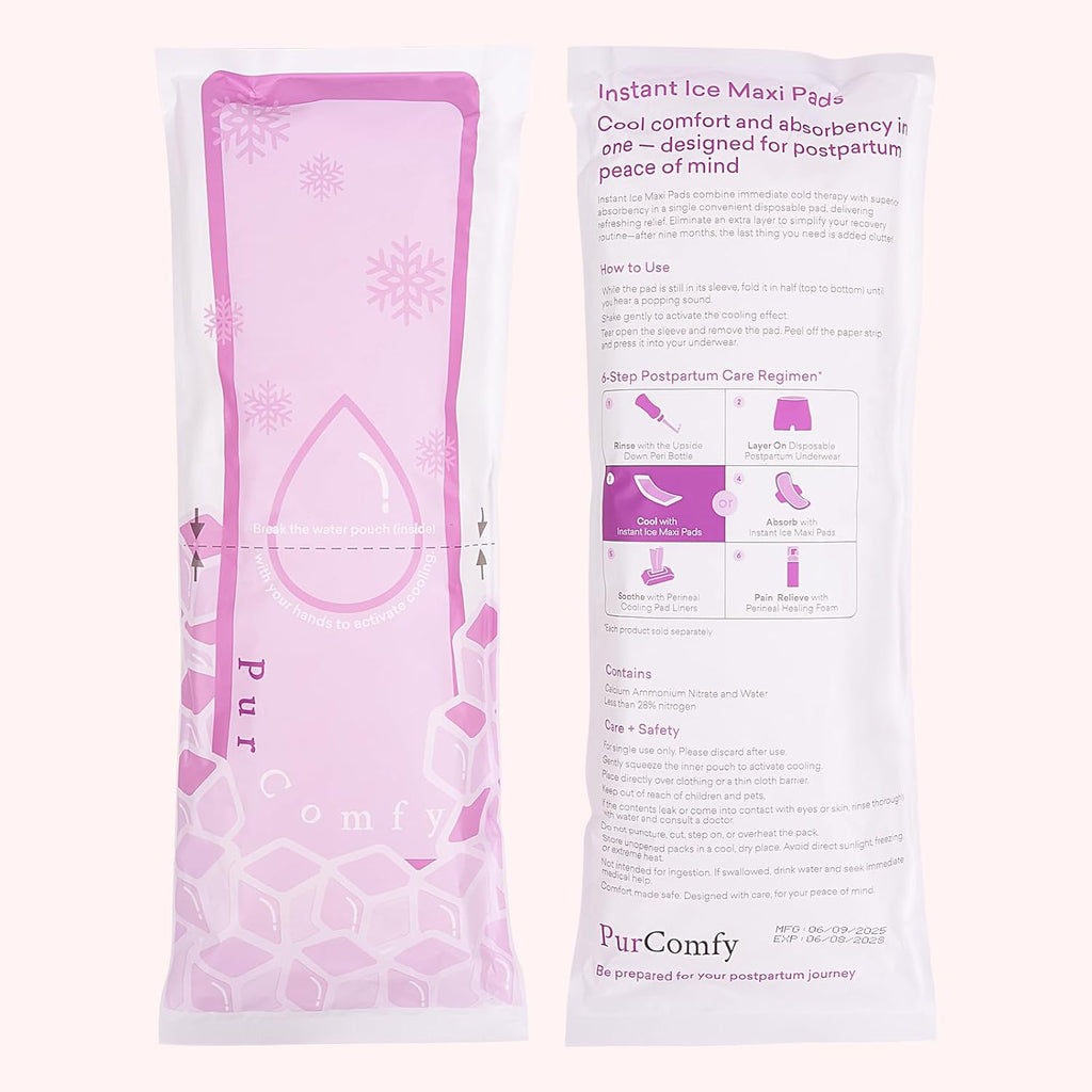 PurComfy 2 in 1 Maternity Pads Postpartum 10 pieces