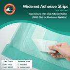 Bed Pads with Adhesive Strips 30''X36'', 30 Count Chucks Disposable Underpads Extra Large Thicker Incontinence Pads for Unisex Adult, Senior, Kids and Pet (with Adhesive )