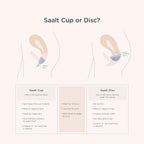 Saalt Menstrual Cup, Reusable Period Cup with Carry Bag