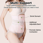 Postpartum Girdle C-Section Recovery Belt Belly Wrap Belly Band | Postpartum Belly Band Post Surgery Pregnancy Belly Support Band Abdominal Binder Shapewear Back Support