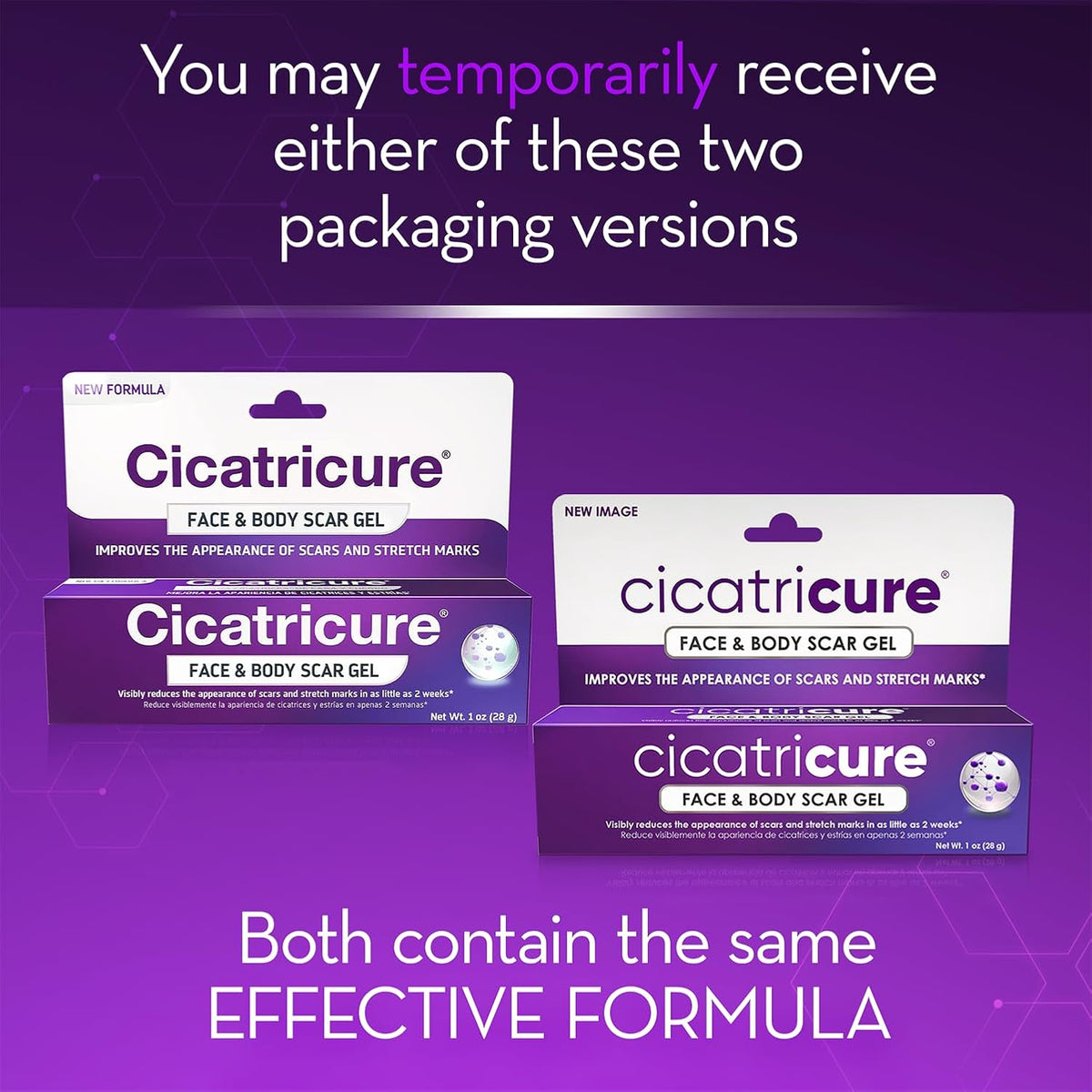 Cicatricure Advanced Scar Gel, Proven Results in 2 Weeks, 1 oz (28 g) | Scar Gel for Face & Body, Scar Treatment for Surgical Scars, Stretch Marks, Scars of Burns and Injuries, Acne Scar Treatment