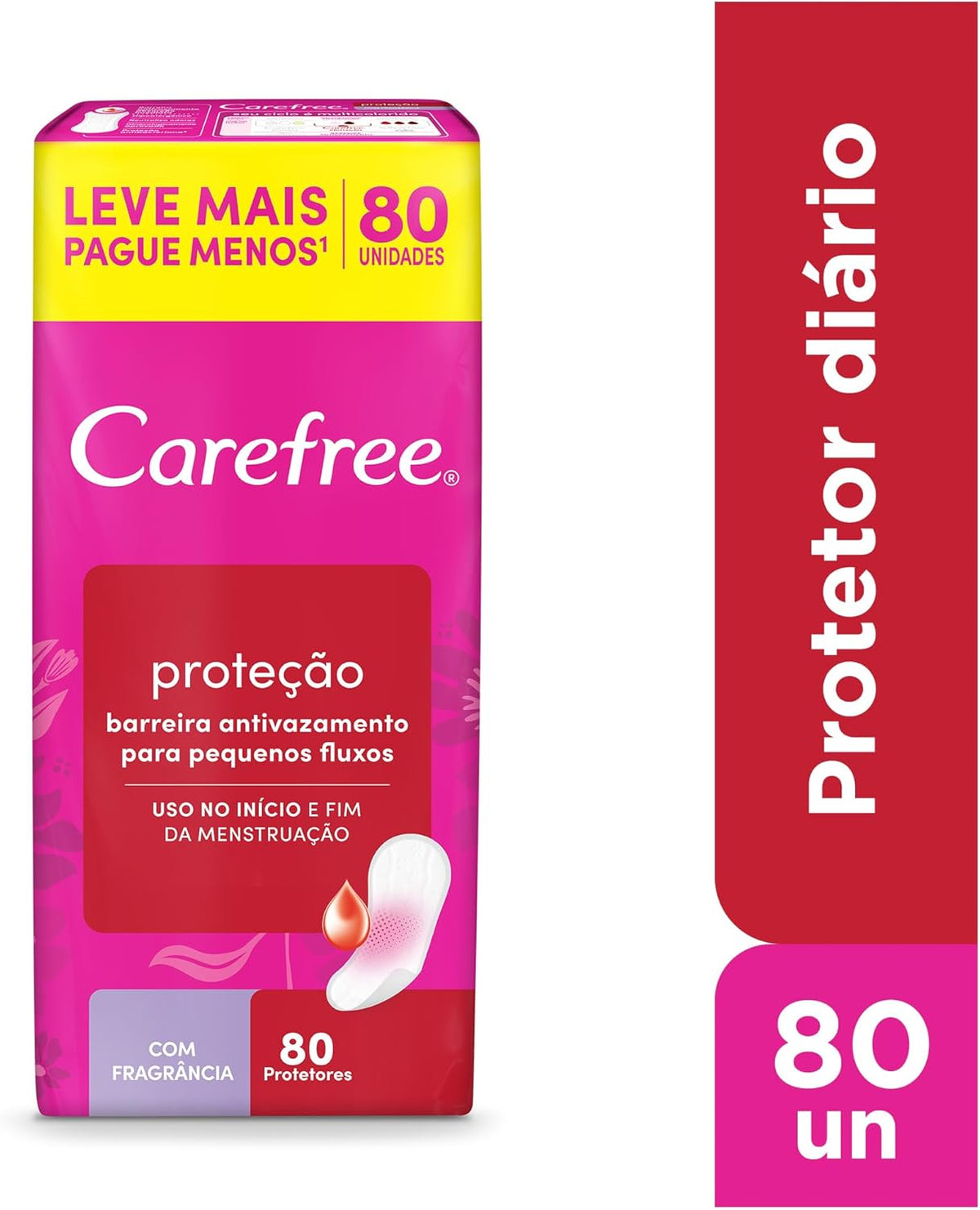 Carefree Panty Liners 80 pieces