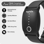 EmeTerm Explore Classic FDA-Cleared Anti-Nausea Wristband IP67 Waterproof Morning Motion Sickness Relief Band Rechargeable Classic Strap Design Drug Free Non-drowsy Without Side Effects Galaxy Black