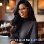 Reading Glasses for Women, 1.50 Fashion Oversized Blue Light Readers | TR90 Lightweight Cat Eye Frames Spring Hinge Eye Glasses with Blue light Protection for All Day Comfort wear & Anti Eyestrain