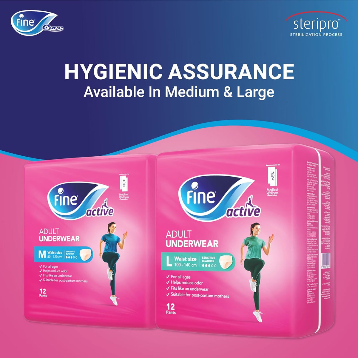 Incontinence Pads Postpartum 120 cm