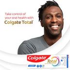 Colgate Total Whitening Toothpaste with Fluoride, Bulk 4 Pack, 5.1 oz | Mint Flavor, Anticavity, Antigingivitis, Antisensitivity Toothpaste, Helps Remove Stains, Fights Bacteria