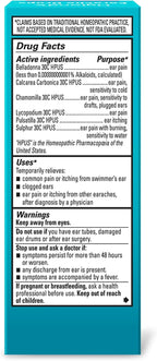 Hyland's Earache Drops, Multi-Symptom Day & Night Relief Ages 4+ 0.33 fl oz