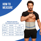 Leeford Ortho Abdominal Support Belt | Abdominal Binder for After Delivery & Post-Surgery Recovery | Back, Waist & Lower Back Pain Relief | Lightweight & Breathable Size - M