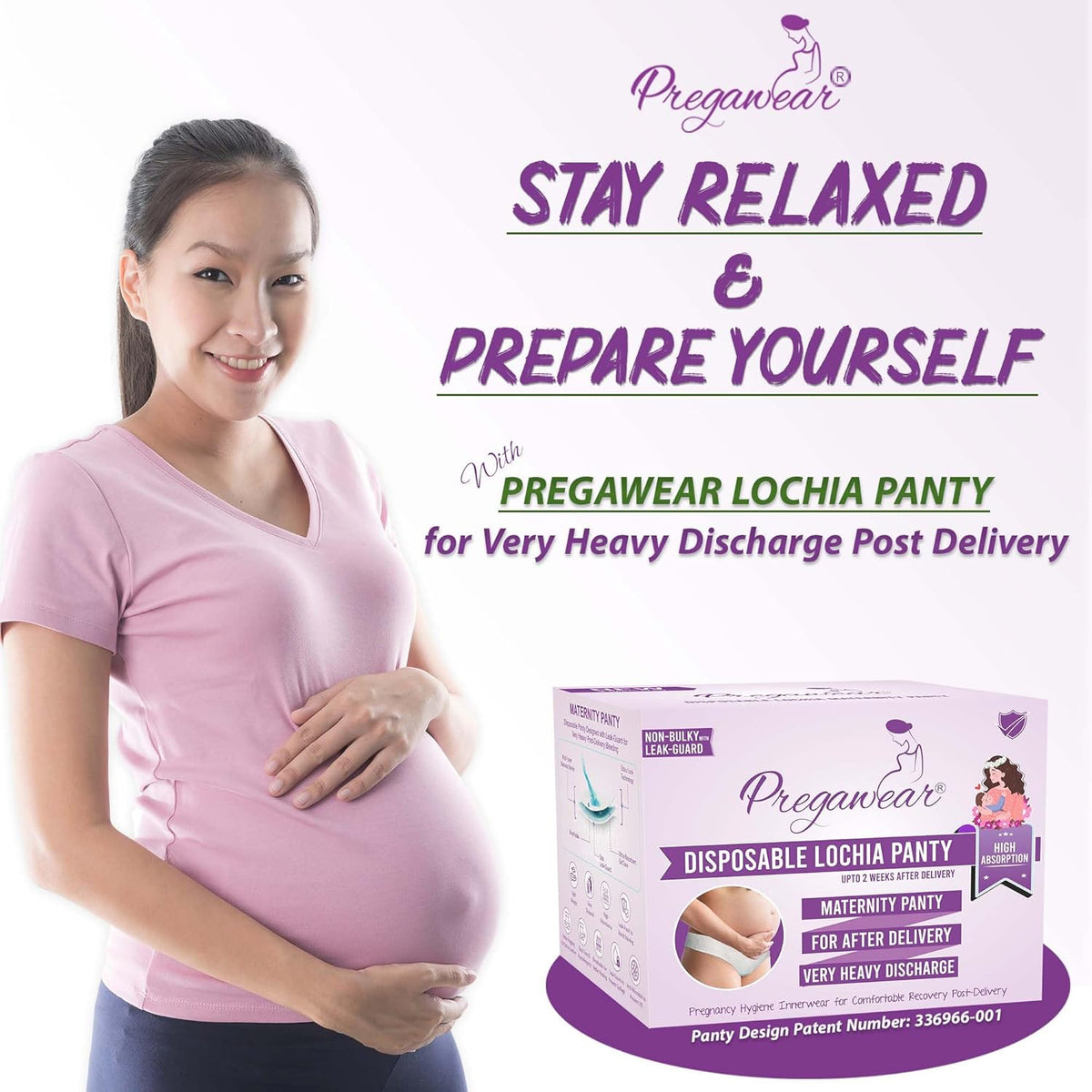 Maternity Panty| Disposable Period Panties| Postpartum Underwear| Heavy Flow & Rash Free Periods| Leak Proof Pads After Delivery| Toxic Free