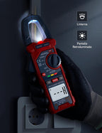 AstroAI Clamp Amperimeter, Professional Digital Multimeter, Polymeter, Voltmeter, Tester for AC Current, AC/DC Voltage, Resistance, Frequency, Capacitance, Continuity, Test Diodes