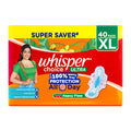 Whisper Choice Sanitary Pads with Wings for Women, XL, 40s Napkins