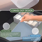 Shelf Liner Non Adhesive Cabinet Liners Washable EVA Plastic Drawer Liner Cupboard Pad for Kitchen Pantry Sink (60 * 500cm)