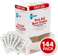 Globe First Aid Burn Cream, Aloe Formula, 0.9 g, Box of 144 | Burn Care Cream, Single Use Packets, Unscented Formula, Portable Supply, First Aid Kit Essential