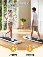 WalkingPad C2 Foldable Walking Pad Treadmill, Under Desk Compact Design | Foldable Design for Compact Storage and Space Saving, Smart FootSense Control, LED Display for Daily Walking, Jogging