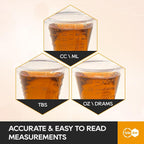 Turbo Bee 1200 Pack 1 OZ Disposable Medicine Cups (30 ml), Small Clear Plastic Measuring Cups for Liquid Medicine, Pills, Resin, and Epoxy