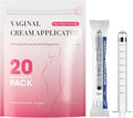 Disposable Vaginal Cream Applicators – 8ml Lube Injector Syringes with Smooth Tip, Dosage Markings, Fits Most Lubricants Creams Gels, Sterilized Individually Wrapped, Pack of 20