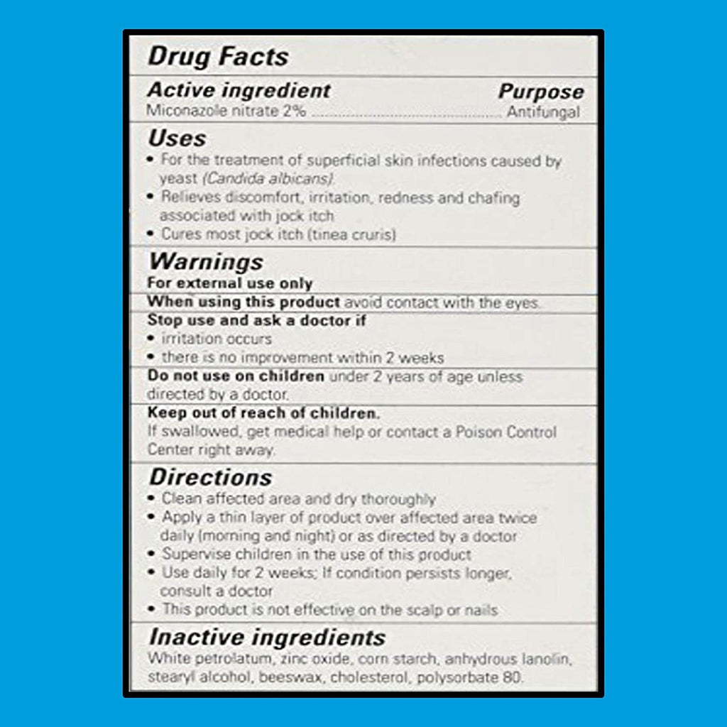 Triple Paste AF Antifungal Ointment, 2% Miconazole Cream, 2 oz