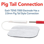 TENS 7000 Official TENS Unit Electrode Pads, 48 Pack, Premium Quality OTC Replacement Pads, 2" X 2", Compatible with Most Stim Machines Value Pack Replacement