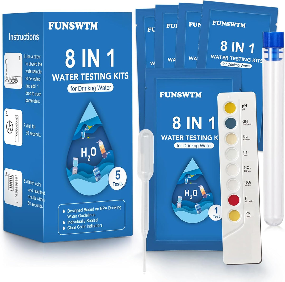 Environmental Test Kits 5 pieces