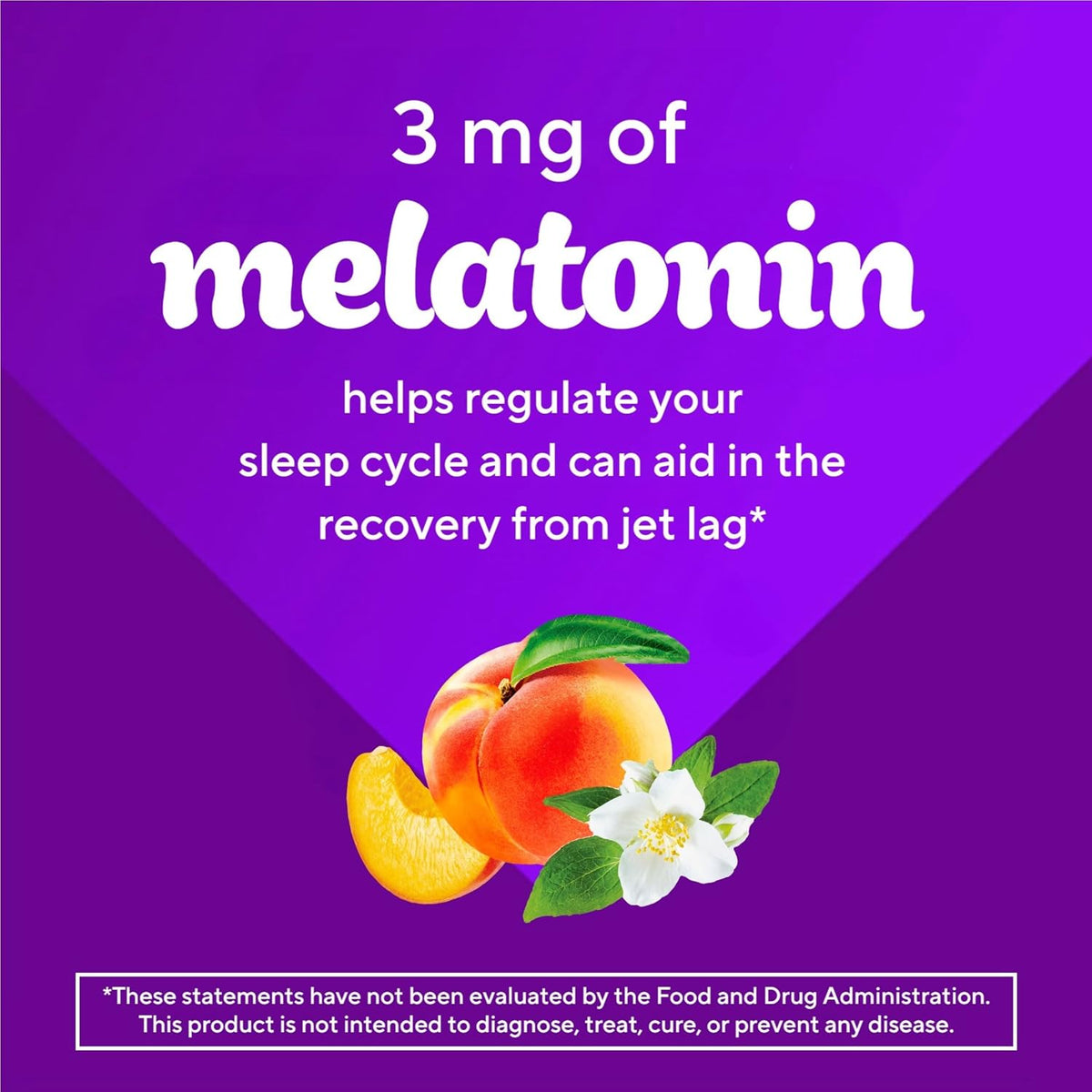 Vitafusion Melatonin Gummies Sugar Free | 3mg Per 2 Gummies| 140 Count