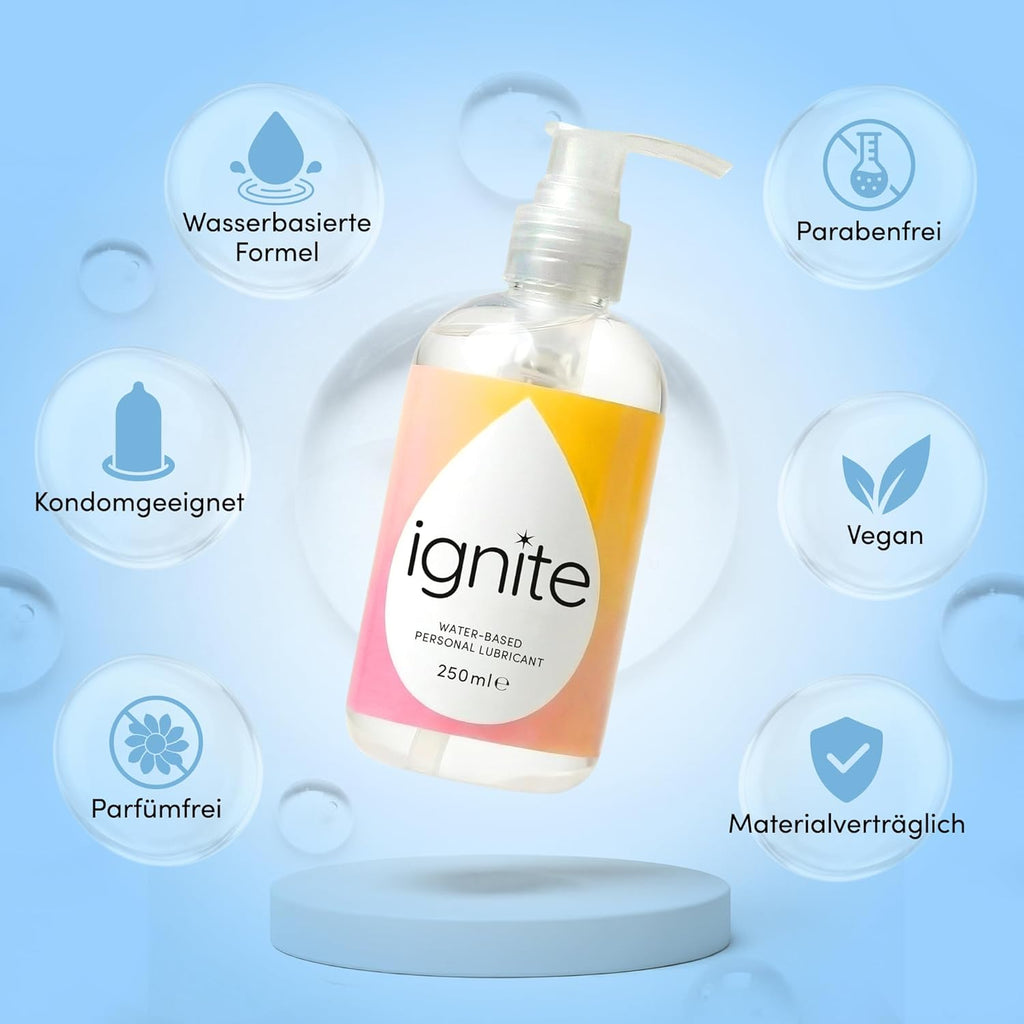 Ignite Personal Lubricants Water-Based pH-Neutral 250 ml