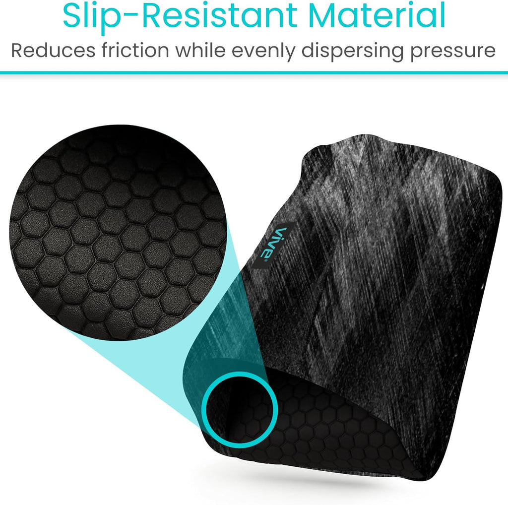 Vive Premium Crutch Pads & Hand Grips - Comfortable, Breathable | Machine Washable Padding - Moisture Wicking & Odor Reducing Pillow Accessory Covers for Adult & Youth Walking Crutches