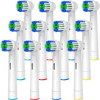 Replacement Toothbrush Heads Compatible with Oral B Braun, 12 Pcs | Professional Electric Toothbrush Brush Heads, Compatible with Oral B Replacement Heads Refill, 7000/Pro 1000/9600/500/3000