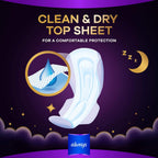 Sanitary Pads With Wings Overnight 20 pieces