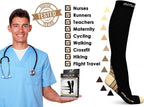 Physix Gear Compression Socks 20-30 mmHg - Men & Women - Running, Nurses, Shin Splints, Flight, Travel