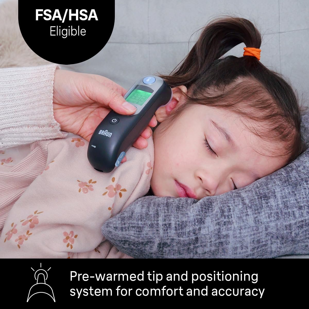 Braun ThermoScan 7 Digital Ear Thermometer for Adults, Babies & Infants | Age-Adjusted Fever Guidance Thermometer, No. 1 Brand Recommended by Pediatricians