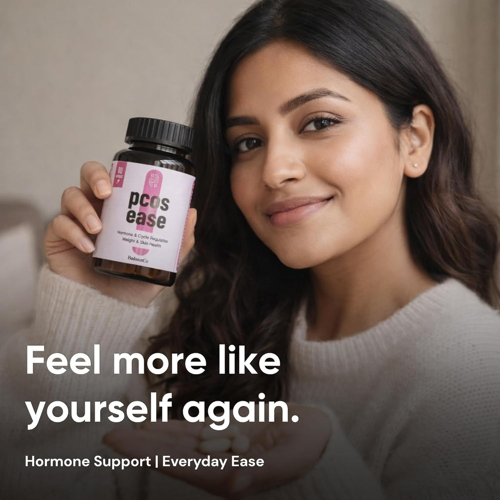 PCOS Supplement for Women | Ayurvedic Herbs Kanchnar, Guggulu & Shatavari | Supports Hormonal Balance, Metabolic, Irregular Period, Acne & Facial Hair Reduction | 60 Capsules
